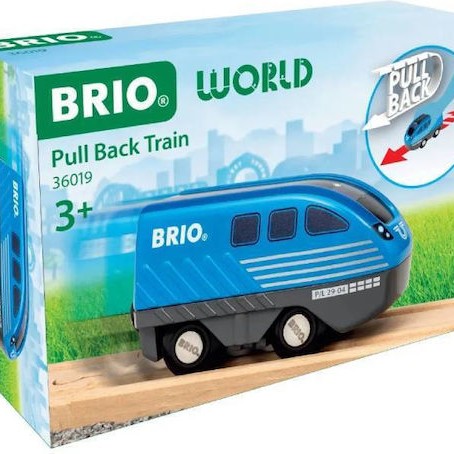Brio Toys Τρενάκι για 3+ Ετών Pull Back