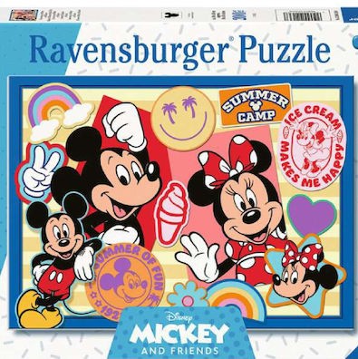 Παιδικό Puzzle XXL Mickey & Minnie's Road Trip! 200pcs Ravensburger