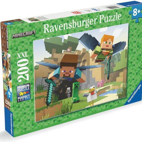 Παιδικό Puzzle Minecraft 200pcs Ravensburger