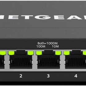 NetGear GS305E Managed L2 Switch με 5 Θύρες Gigabit (1Gbps) Ethernet