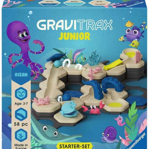 Ravensburger Starter-set S Ocean Εκπαιδευτικό Παιχνίδι Γνώσεων Gravitrax για 3-7 Ετών