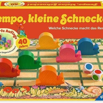 Επιτραπέζιο Παιχνίδι Tempo Εμπρός Μικρά Σαλιγκαράκια για 2-6 Παίκτες 3+ Ετών Ravensburger