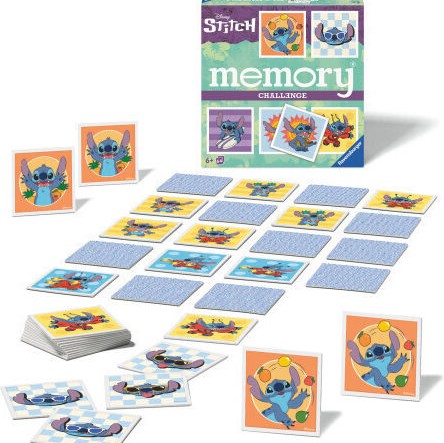Επιτραπέζιο Παιχνίδι Disney Stitch Memory για 1+ Παίκτες 6+ Ετών (EN) Ravensburger