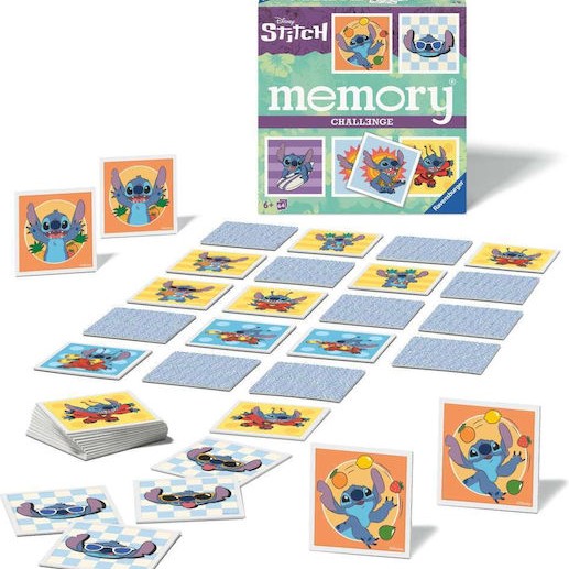 Επιτραπέζιο Παιχνίδι Disney Stitch Memory για 1+ Παίκτες 6+ Ετών (EN) Ravensburger