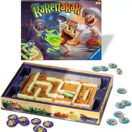 Επιτραπέζιο Παιχνίδι Cockroach Glow In Dark για 1-4 Παίκτες 5+ Ετών (GER) Ravensburger