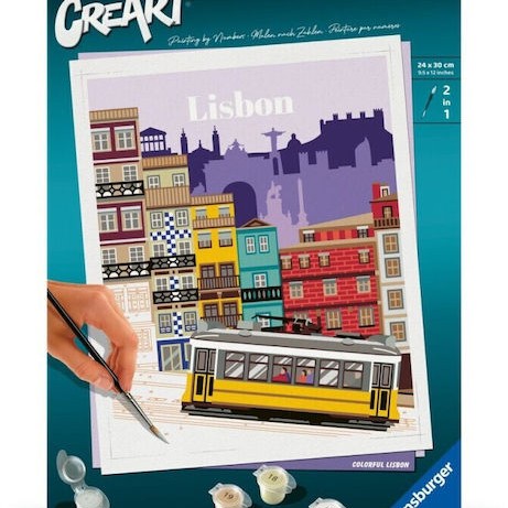 Ravensburger Creart Paint By Numbers Adults Lisbon