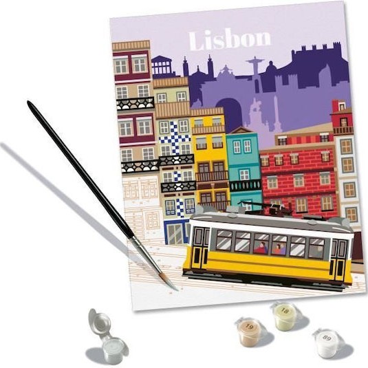 Ravensburger Creart Paint By Numbers Adults Lisbon