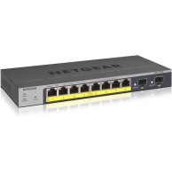 NetGear GS110TP v1 Managed L2 PoE Switch με 8 Θύρες Gigabit (1Gbps) Ethernet και 10 SFP Θύρες
