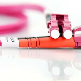 Digitus Καλώδιο Οπτικής Ίνας LC-LC 5m Ροζ