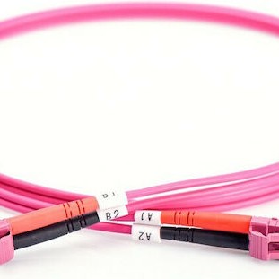 Digitus Καλώδιο Οπτικής Ίνας LC-LC 5m Ροζ