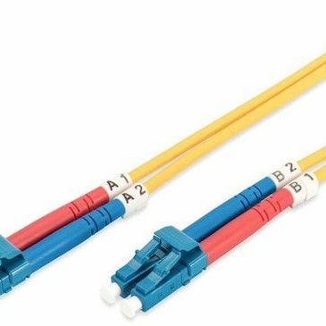 Digitus Καλώδιο Οπτικής Ίνας LC-LC 2m Κίτρινο