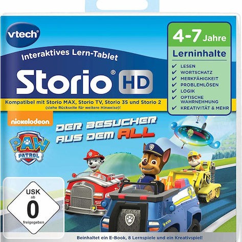 Vtech Tablet Paw Patrol Ηλεκτρονικό Παιδικό Εκπαιδευτικό Laptop/Tablet για 4+ Ετών
