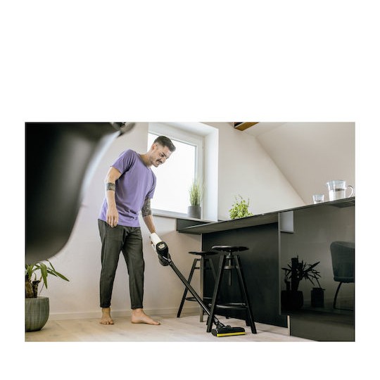 Karcher Vc 4 Cordless Myhome Επαναφορτιζόμενη Σκούπα Stick 21.6V Λευκή