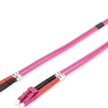 Digitus Οπτικό LC-LC Cable 7m Ροζ