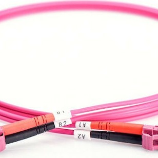 Digitus Οπτικό LC-LC Cable 7m Ροζ