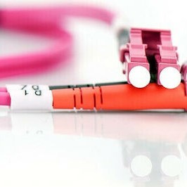 Digitus Οπτικό LC-LC Cable 7m Ροζ