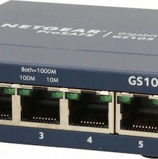 NetGear GS105GE Unmanaged L2 Switch με 5 Θύρες Gigabit (1Gbps) Ethernet