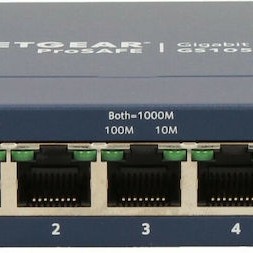 NetGear GS105GE Unmanaged L2 Switch με 5 Θύρες Gigabit (1Gbps) Ethernet