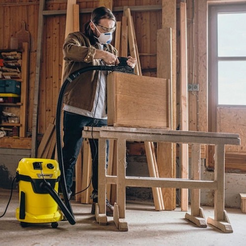 Karcher WD 3 P V-17/4/20 Σκούπα Υγρών / Στερεών 1000W με Πλαστικό Κάδο 17lt