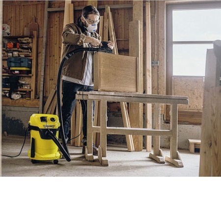 Karcher WD 3 P V-17/4/20 Σκούπα Υγρών / Στερεών 1000W με Πλαστικό Κάδο 17lt