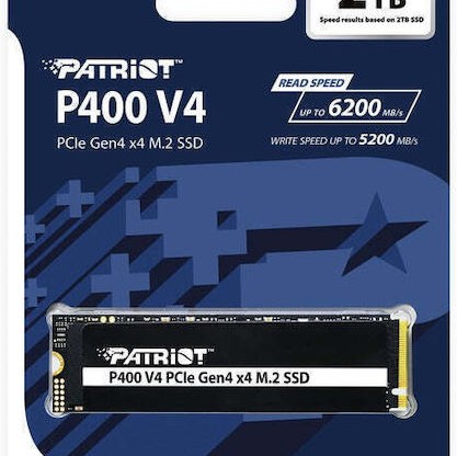 Patriot P400 V4 SSD 2TB M.2 NVMe PCI Express 4.0