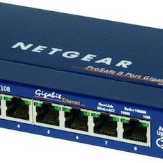 NetGear GS108GE v4 Unmanaged L2 Switch με 8 Θύρες Gigabit (1Gbps) Ethernet