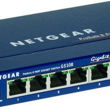 NetGear GS108GE v4 Unmanaged L2 Switch με 8 Θύρες Gigabit (1Gbps) Ethernet
