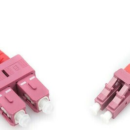 Digitus Οπτικό LC-SC Cable 5m Ροζ