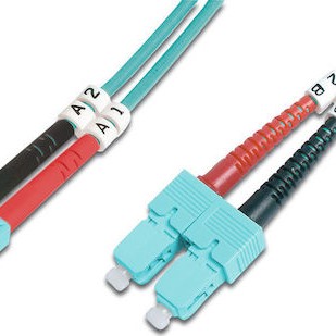 Digitus Καλώδιο Οπτικής Ίνας LC-SC 1m Τιρκουάζ