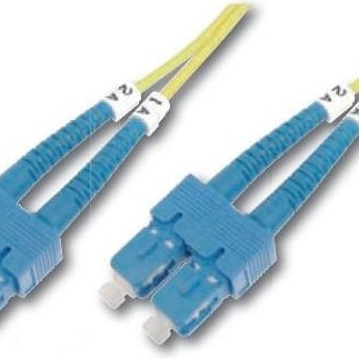 Digitus Καλώδιο Οπτικής Ίνας SC-SC 1m Κίτρινο 1τμχ