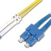 Digitus Καλώδιο Οπτικής Ίνας LC-SC 1m Κίτρινο