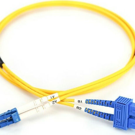 Digitus Καλώδιο Οπτικής Ίνας LC-SC 1m Κίτρινο