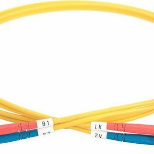 Digitus Καλώδιο Οπτικής Ίνας LC-LC 10m Κίτρινο