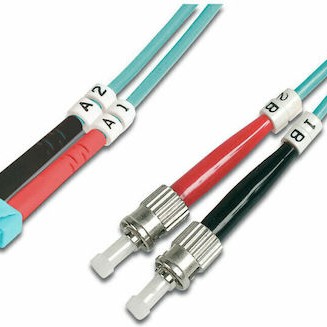 Digitus Καλώδιο Οπτικής Ίνας 1m Τιρκουάζ