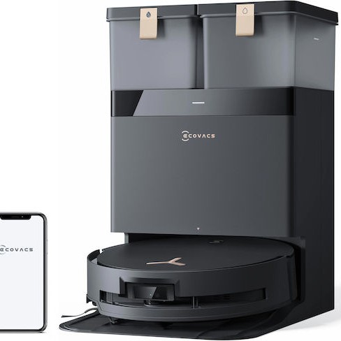 Ecovacs Deebot X8 Pro Omni Σκούπα Ρομπότ για Σκούπισμα & Σφουγγάρισμα με Χαρτογράφηση και Wi-Fi Μαύρη