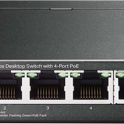 TP-LINK TL-SF1005LP v1 Unmanaged L2 PoE Switch με 5 Θύρες Ethernet