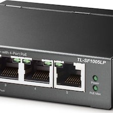 TP-LINK TL-SF1005LP v1 Unmanaged L2 PoE Switch με 5 Θύρες Ethernet