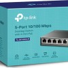TP-LINK TL-SF1005LP v1 Unmanaged L2 PoE Switch με 5 Θύρες Ethernet