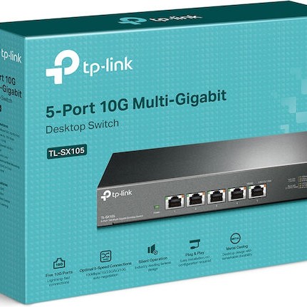 TP-LINK TL-SX105 v1 Unmanaged L2 Switch με 5 Θύρες Ethernet