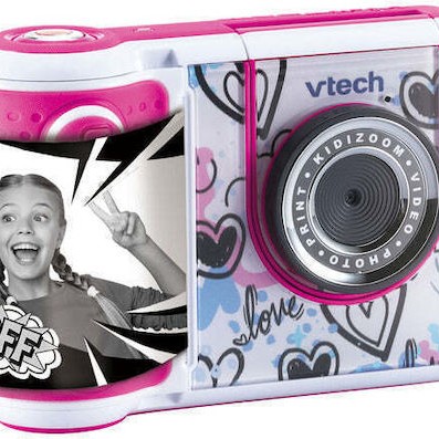 Vtech Kidizoom Print Scrapbook Bundle Παιδική Φωτογραφική Μηχανή με Θερμική Εκτύπωση Ροζ