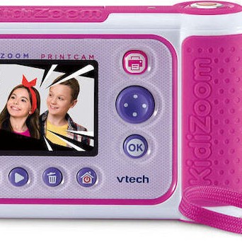 Vtech Kidizoom Print Scrapbook Bundle Παιδική Φωτογραφική Μηχανή με Θερμική Εκτύπωση Ροζ