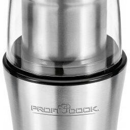 Profi Cook PC-KSW 1021 Ηλεκτρικός Μύλος Καφέ 200W με Χωρητικότητα 85gr Ασημί