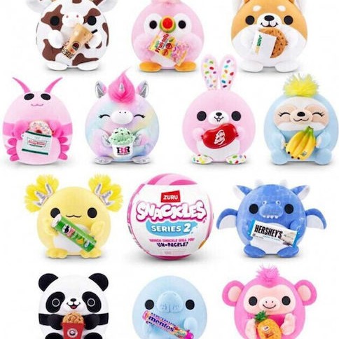 Zuru Λούτρινο Minions Snackles για 3+ Ετών 14 εκ. (Διάφορα Σχέδια) 1τμχ