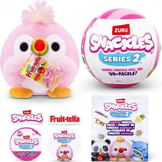 Zuru Λούτρινο Minions Snackles για 3+ Ετών 14 εκ. (Διάφορα Σχέδια) 1τμχ