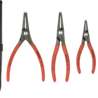 Knipex Σετ Πένσες Ίσιες 4τμχ