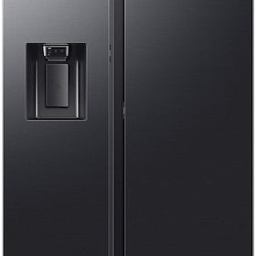 Samsung Ψυγείο Ντουλάπα 640lt Total NoFrost Υ178.4xΠ91.2xΒ72.6εκ. Μαύρο RS80F64KEFEF