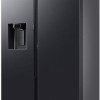 Samsung Ψυγείο Ντουλάπα 640lt Total NoFrost Υ178.4xΠ91.2xΒ72.6εκ. Μαύρο RS80F64KEFEF