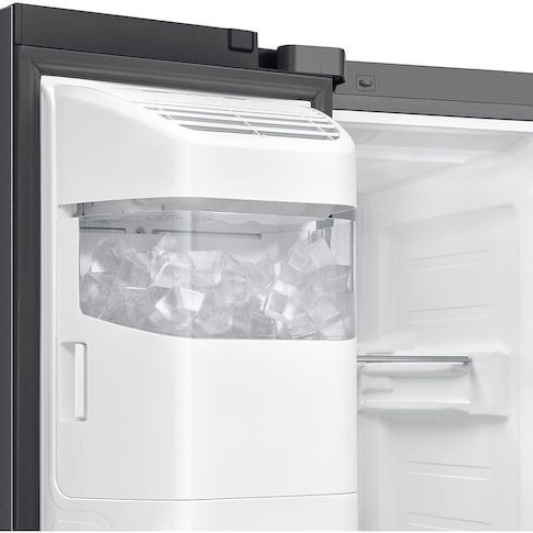 Samsung Ψυγείο Ντουλάπα 640lt Total NoFrost Υ178.4xΠ91.2xΒ72.6εκ. Μαύρο RS80F64KEFEF