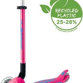 Globber Παιδικό Πατίνι Elite Τρίτροχο για 3+ Ετών Fuchsia