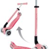 Globber Παιδικό Πατίνι Αναδιπλούμενο Primo Plus Lights Τρίτροχο Ροζ